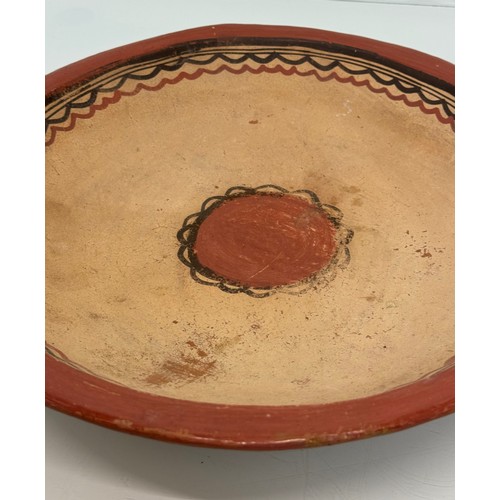 71 - Decorated terracotta bowl, 

This lot is available for in-house shipping