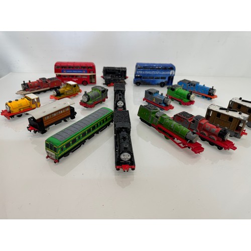 160 - Die cast models, Thomas the tank engine trains. And route master buses, etc.

This lot is available ... 