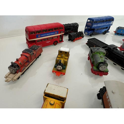 160 - Die cast models, Thomas the tank engine trains. And route master buses, etc.

This lot is available ... 