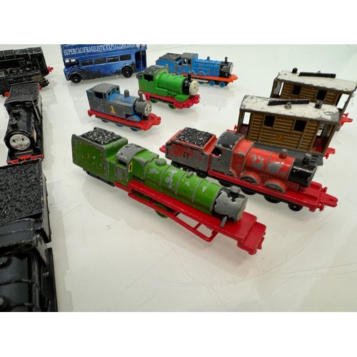 160 - Die cast models, Thomas the tank engine trains. And route master buses, etc.

This lot is available ... 