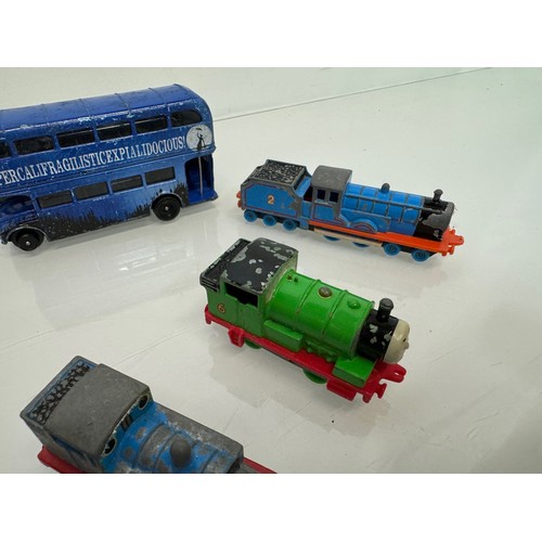 160 - Die cast models, Thomas the tank engine trains. And route master buses, etc.

This lot is available ... 