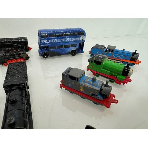 160 - Die cast models, Thomas the tank engine trains. And route master buses, etc.

This lot is available ... 