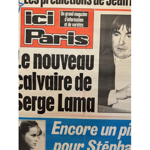 199 - A Newspaper advertising poster featuring Princess Stephanie of Monaco, 76 cm x 58 cm.

This lot is a... 