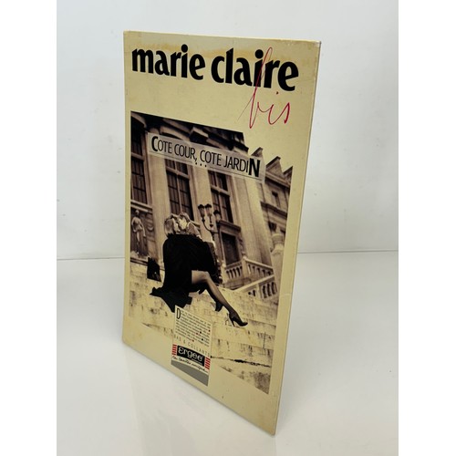 205 - Shop display an advertising sign for the journal Marie Claire bis, 40 cm x 26 cm.

This lot is avail... 