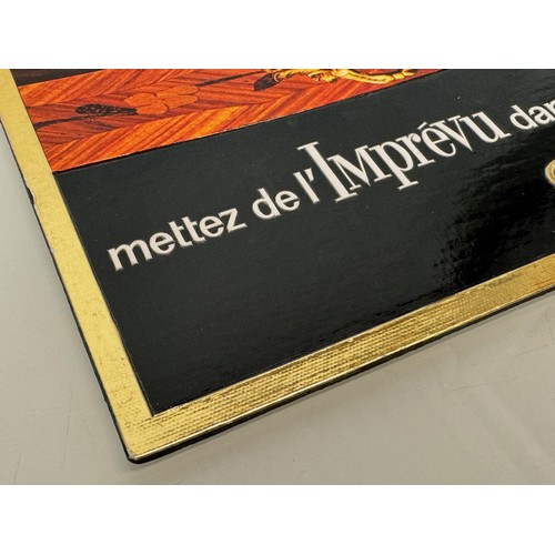 206 - An embossed advertising display sign for Coty perfume, 41.5 cm x 30 cm.

This lot is available for i... 