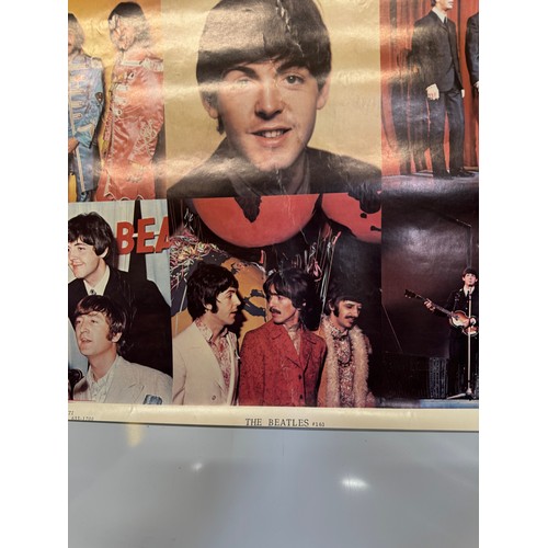 295 - Pop music, Beatles poster produced in NY 1979, 70 cm x 62 cm.

This lot is available for in-house sh... 