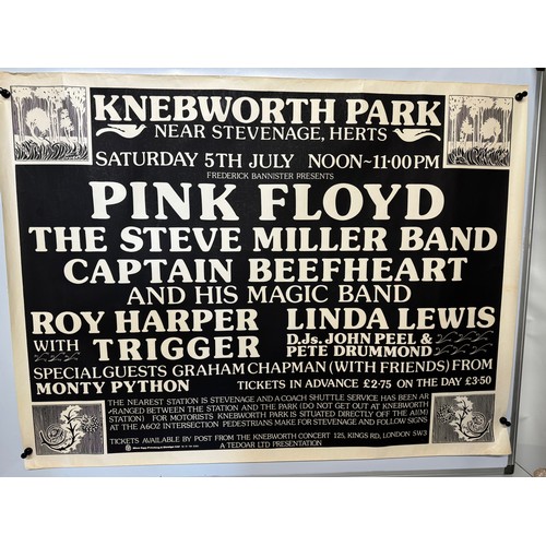 299 - Pop music ephemera, Knebworth concert poster 1976.

This lot is available for in-house shipping