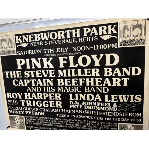 299 - Pop music ephemera, Knebworth concert poster 1976.

This lot is available for in-house shipping