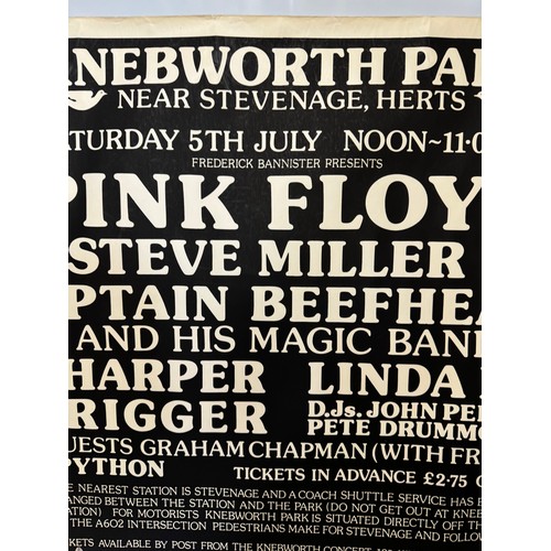 299 - Pop music ephemera, Knebworth concert poster 1976.

This lot is available for in-house shipping