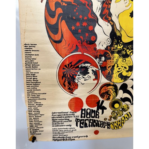 301 - Psychodelia 1960’s, Alexander Palace concert poster. 74 cm x 50cm.

This lot is available for in-hou... 