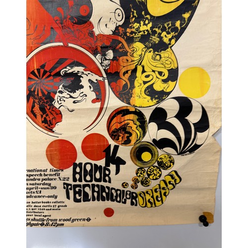 301 - Psychodelia 1960’s, Alexander Palace concert poster. 74 cm x 50cm.

This lot is available for in-hou... 