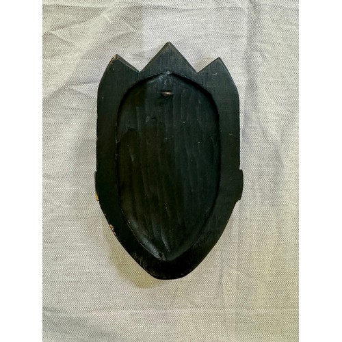 317 - Hand Carved Vintage Ornamental Wall Art Wooden Mask.  

This lot is available for in-house shipping