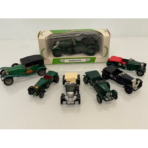 351 - Diecast model toys, a collection of Bentley motor cars. Matchbox etc.

This lot is available for in-... 