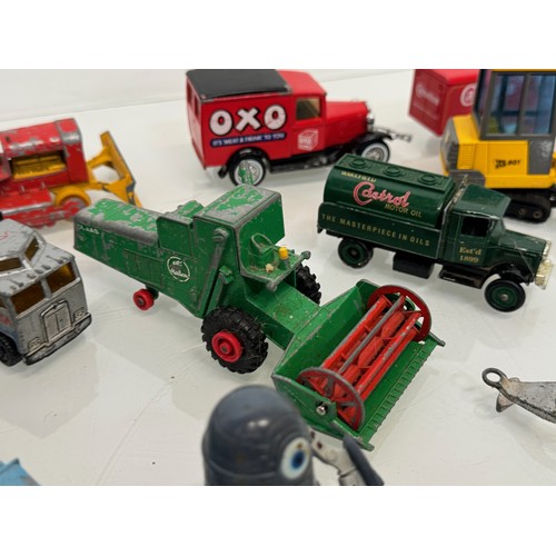 361 - Die cast toys, model military vehicle’s, tanks, armoured cars etc and commercial vehicles and lorrie... 