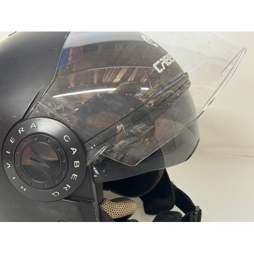 225 - Motorcycle helmet by Caberg with two full down visors.

This lot is available for in-house shipping