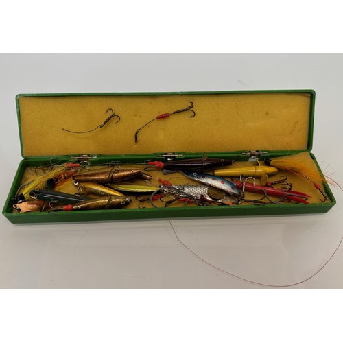 260 - Angling equipment, a box of lures.

This lot is available for in-house shipping