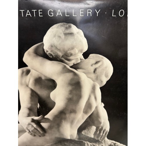 371 - Tate Gallery poster, Rodin The Kiss sculpture. 59 cm. x 77 cm.

This lot is available for in-house s... 