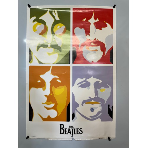 47 - Pop music ephemera, a pop art Yellow Submarine style Beatles poster.

This lot is available for in-h... 