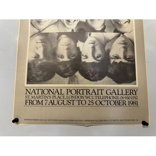 50 - Pop Music, photographic interest, gallery poster for a Norman Parkinson exhibition in 1981, 76 cm x ... 