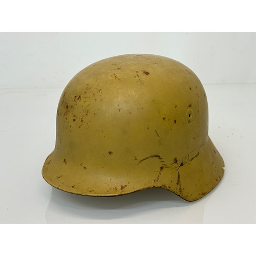 106 - German army WWII era steel helmet, with liner ertc.

This lot is available for in-house shipping

Th... 