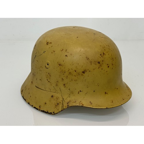 106 - German army WWII era steel helmet, with liner ertc.

This lot is available for in-house shipping

Th... 