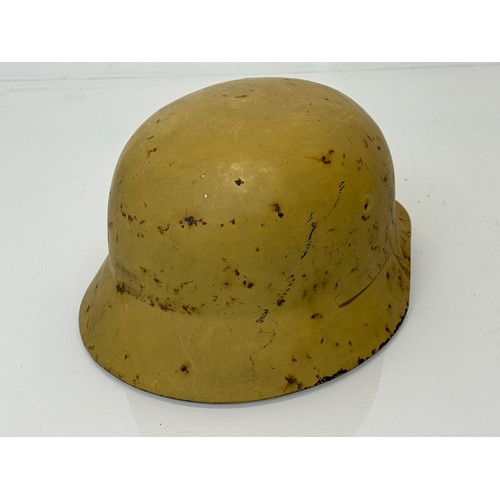 106 - German army WWII era steel helmet, with liner ertc.

This lot is available for in-house shipping

Th... 