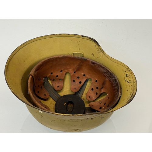 106 - German army WWII era steel helmet, with liner ertc.

This lot is available for in-house shipping

Th... 