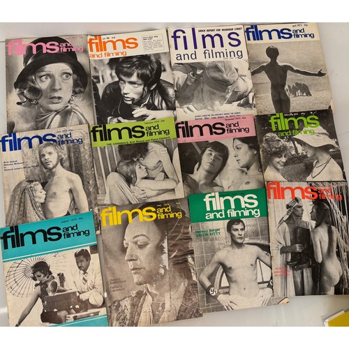 166 - Movie and film ephemera, a collection of Films and Filming magazine 1960’s – 1980’s.

This lot is av... 