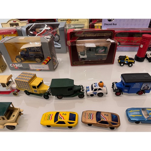 170 - Diecast toys, a collection of loose and boxed promotional vechiles motorcycles cars and trucks.

Thi... 