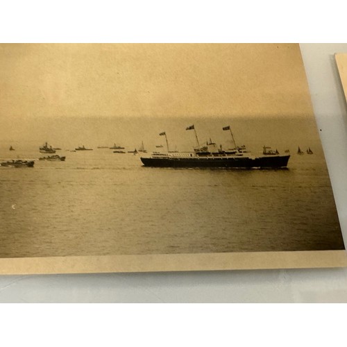 172 - Maritime, Royal ephemera, a collection of large Press photographs of HMS Britannia at work.

This lo... 