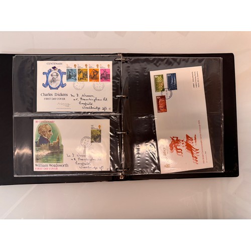 175 - Stamps, five albums of UK first day covers.

This lot is available for in-house shipping