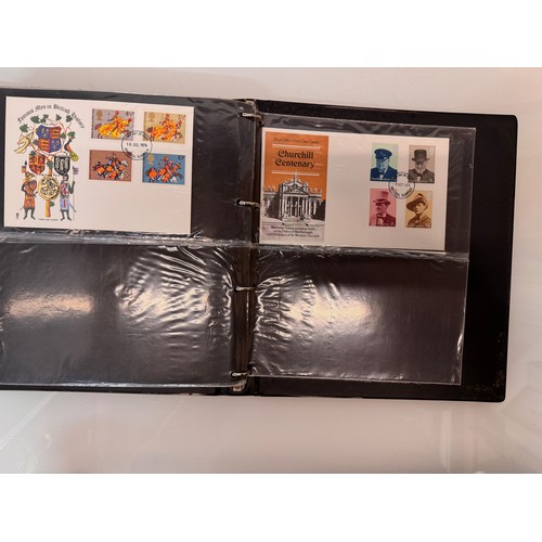 175 - Stamps, five albums of UK first day covers.

This lot is available for in-house shipping