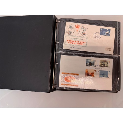 175 - Stamps, five albums of UK first day covers.

This lot is available for in-house shipping