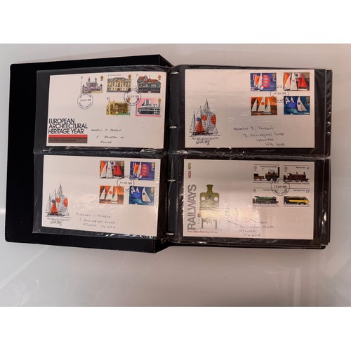 175 - Stamps, five albums of UK first day covers.

This lot is available for in-house shipping