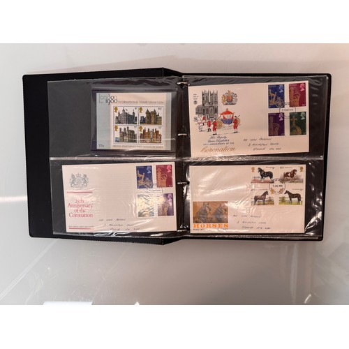 175 - Stamps, five albums of UK first day covers.

This lot is available for in-house shipping