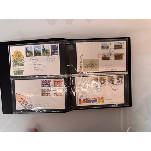 175 - Stamps, five albums of UK first day covers.

This lot is available for in-house shipping