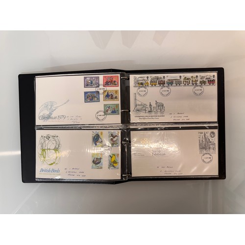 175 - Stamps, five albums of UK first day covers.

This lot is available for in-house shipping