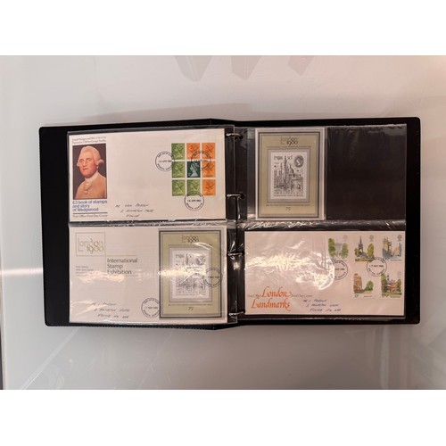 175 - Stamps, five albums of UK first day covers.

This lot is available for in-house shipping