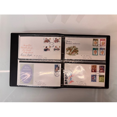 175 - Stamps, five albums of UK first day covers.

This lot is available for in-house shipping