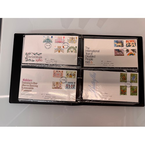 175 - Stamps, five albums of UK first day covers.

This lot is available for in-house shipping