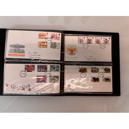 175 - Stamps, five albums of UK first day covers.

This lot is available for in-house shipping