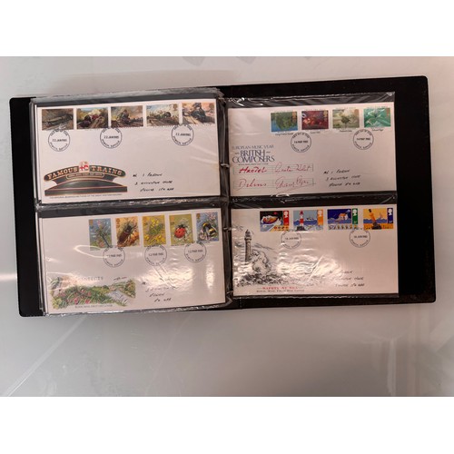 175 - Stamps, five albums of UK first day covers.

This lot is available for in-house shipping