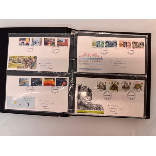 175 - Stamps, five albums of UK first day covers.

This lot is available for in-house shipping