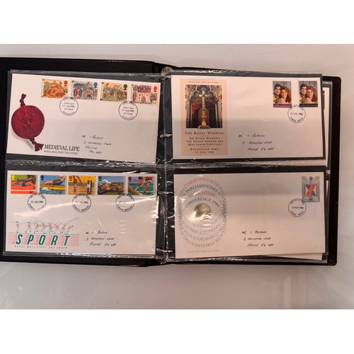 175 - Stamps, five albums of UK first day covers.

This lot is available for in-house shipping