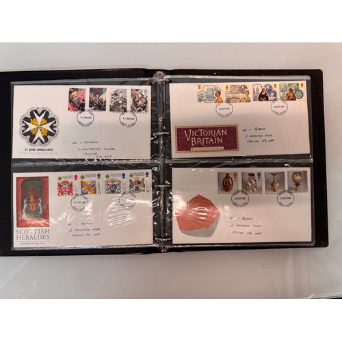 175 - Stamps, five albums of UK first day covers.

This lot is available for in-house shipping