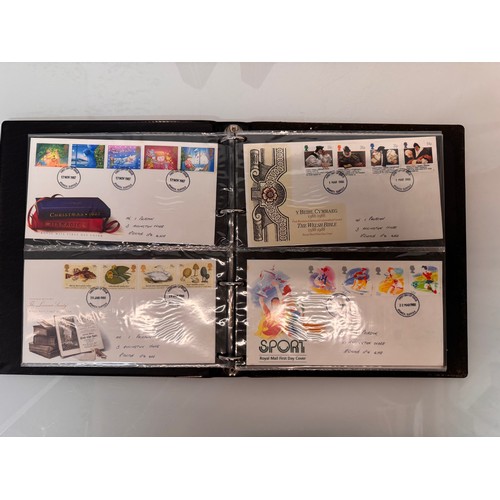 175 - Stamps, five albums of UK first day covers.

This lot is available for in-house shipping