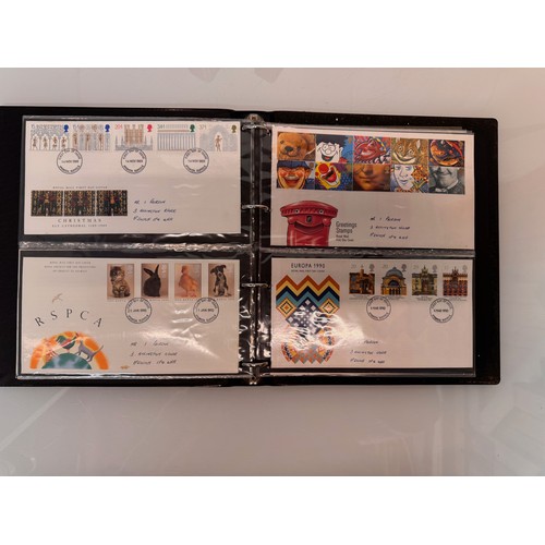 175 - Stamps, five albums of UK first day covers.

This lot is available for in-house shipping