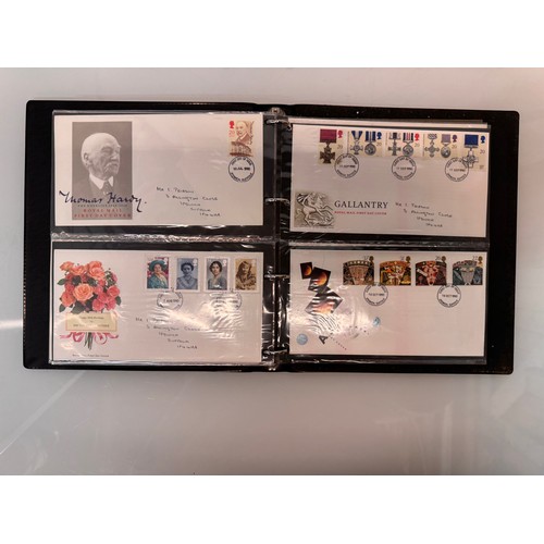 175 - Stamps, five albums of UK first day covers.

This lot is available for in-house shipping