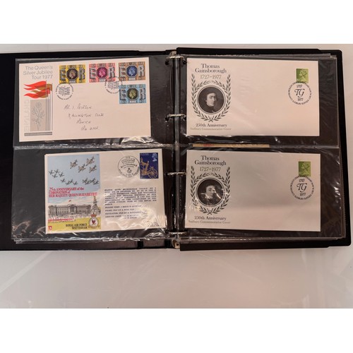 175 - Stamps, five albums of UK first day covers.

This lot is available for in-house shipping