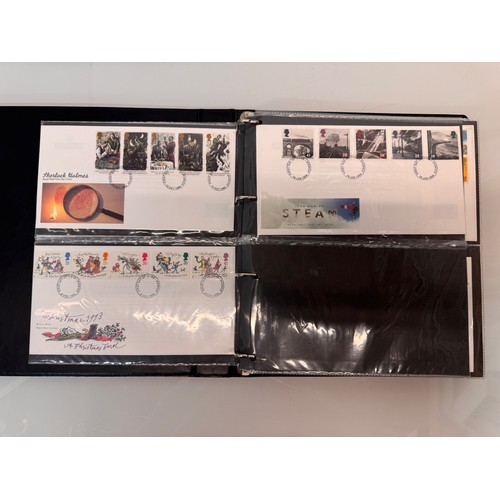 175 - Stamps, five albums of UK first day covers.

This lot is available for in-house shipping